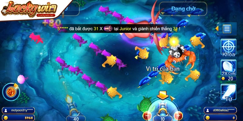 Trong bắn cá với mỗi chủ đề sẽ có từng cấp độ chơi riêng