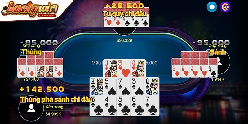 Cách chơi mậu binh là game được sử dụng với bộ bài Tây 52 cây