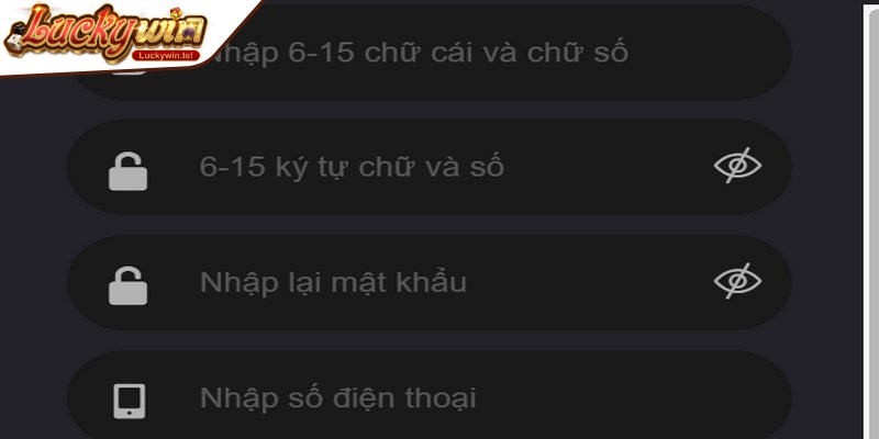 Việc đăng ký Luckywin là bước đầu tiên và quan trọng nhất